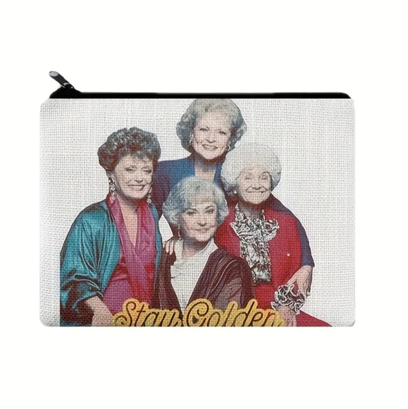 NEW!! Stay golden  makeup bag - pencil case  - Pouch - Picture 1 of 6